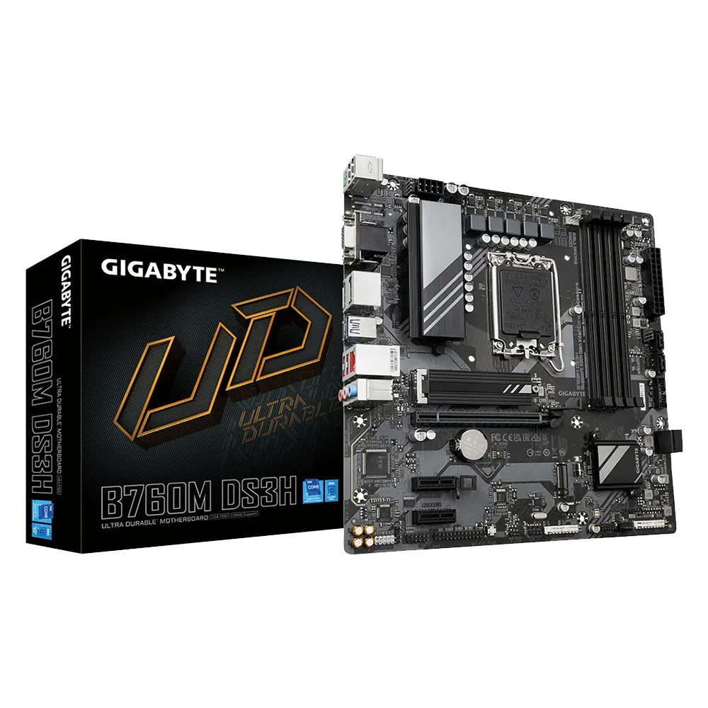 Gigabyte Micro-ATX B760M DS3H DDR4