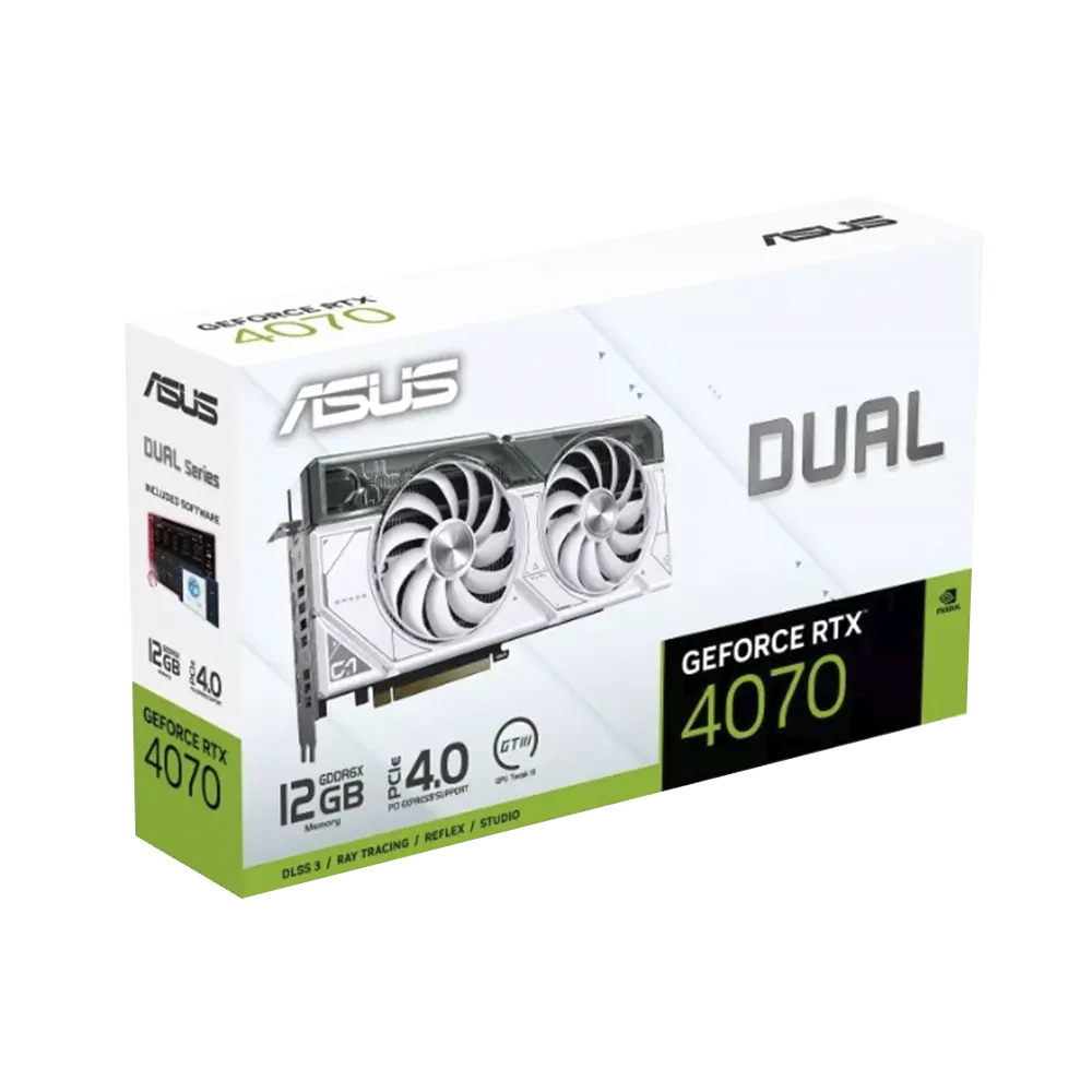 Dual GeForce RTX 4070 White