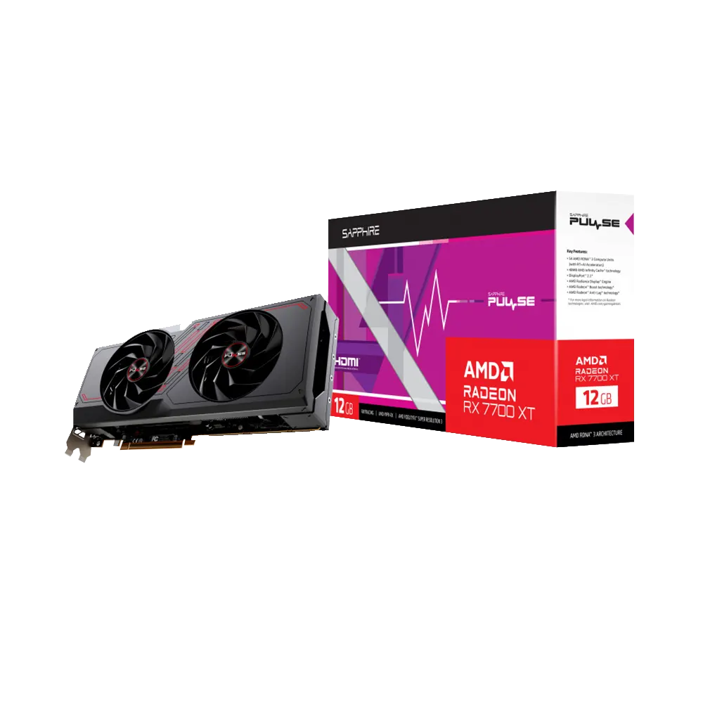 Sapphire PULSE AMD Radeon RX 7700 XT Gaming