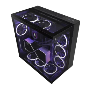 Gabinete NZXT H9 Elite con Ventana RGB