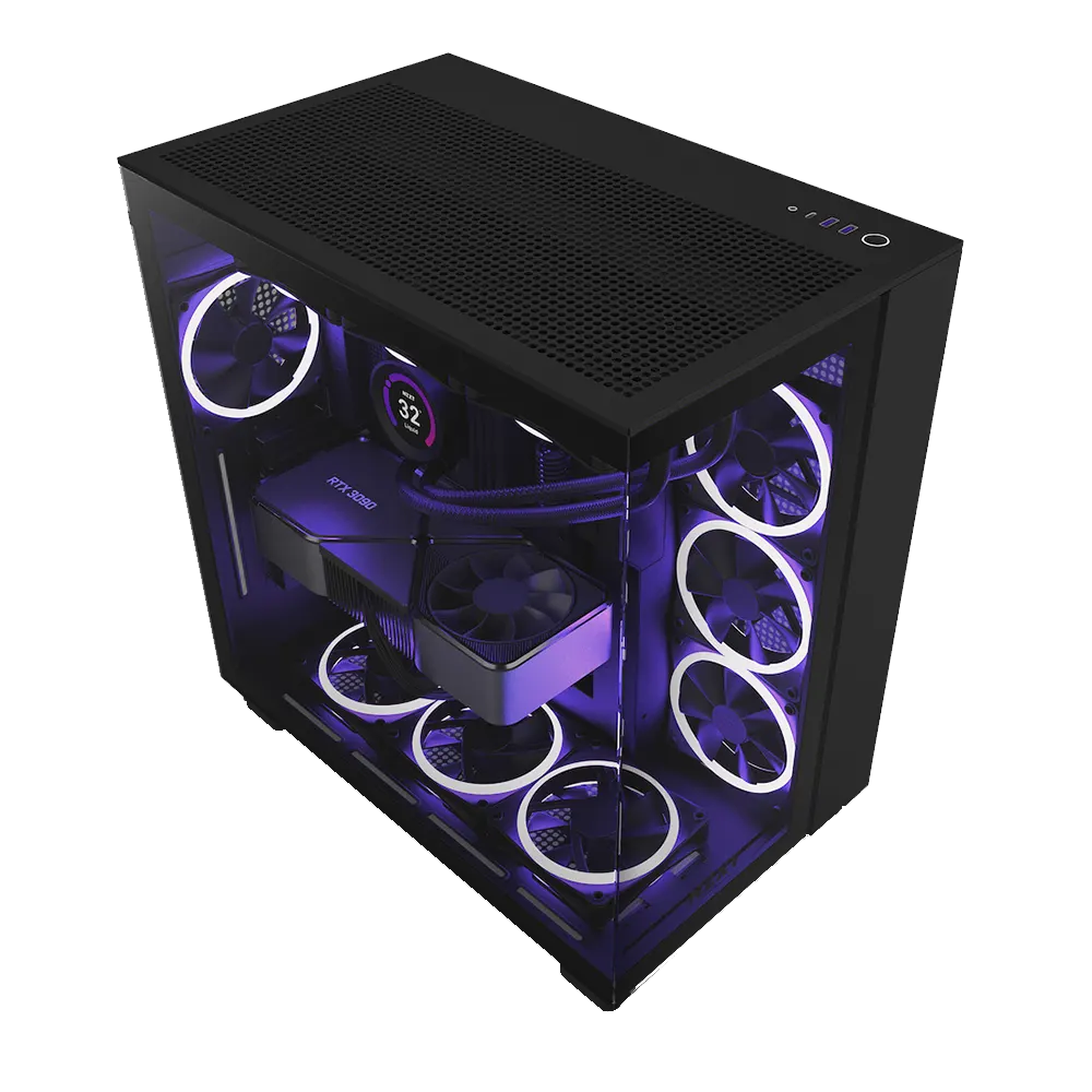 Gabinete NZXT H9 Flow con Ventana