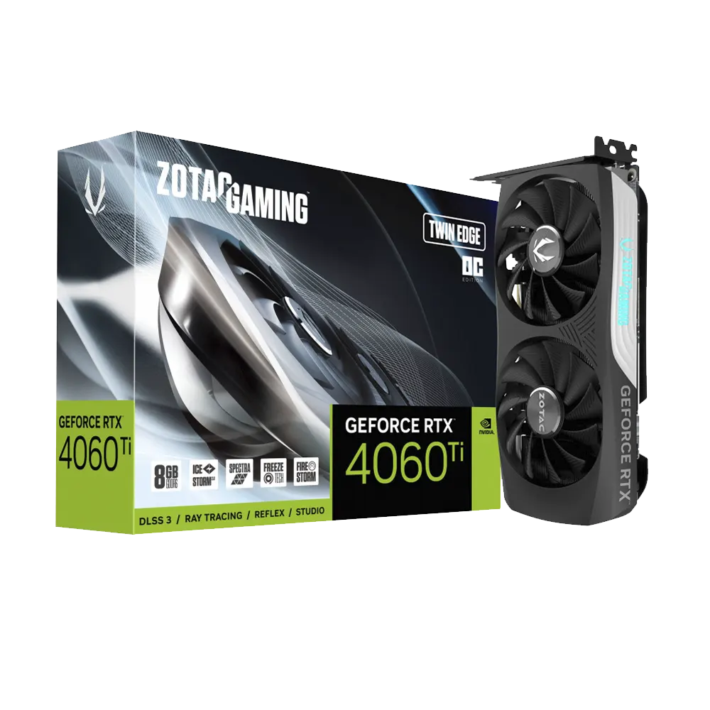 ZOTAC NVIDIA GeForce RTX 4060 Ti Twin Edge OC