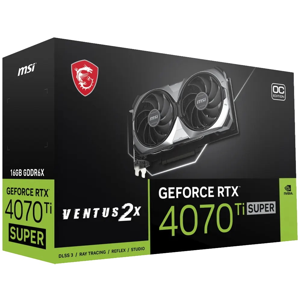 MSI GeForce RTX 4070 Ti SUPER Ventus 2x OC