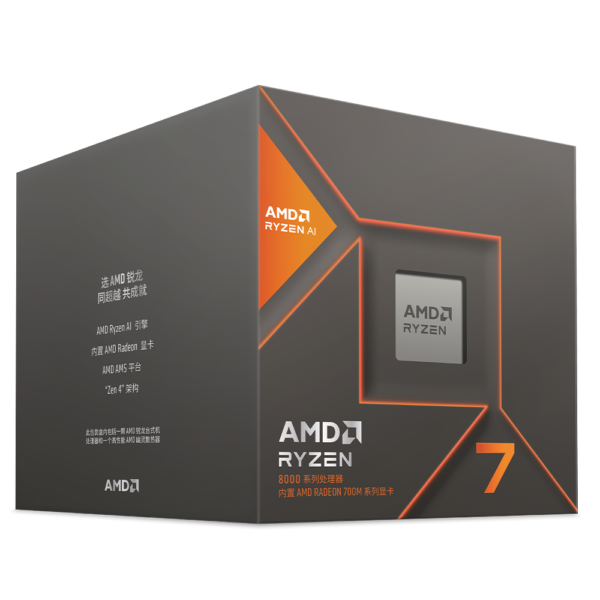 Procesador AMD Ryzen 7 8700G AM5 8 Núcleos 16 Subprocesos 5.2GHz AMD Radeon™ 780M 24MB Cache AMD Ryzen AI 8000 Series