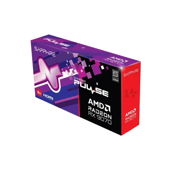 Tarjeta de Video Sapphire PULSE AMD Radeon™ RX 9070 16GB
