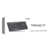 Teclado Inalámbrico Acteck Inspire Smart TI707 Negro Touch Pad Integrado