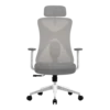 Acteck Floe Pro EC737 Respaldo de Malla Reposabrazos Blanco