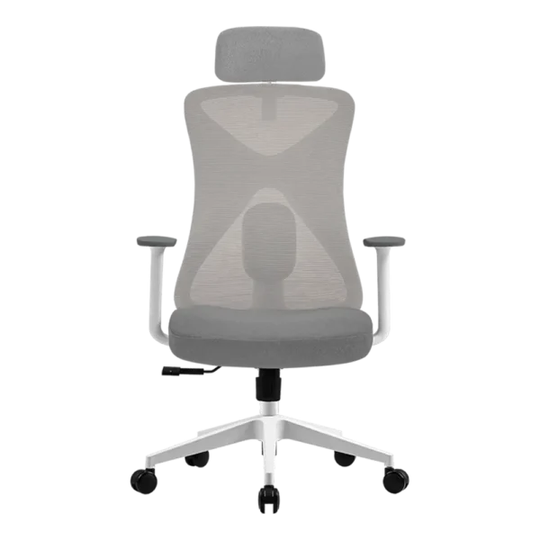 Acteck Floe Pro EC737 Respaldo de Malla Reposabrazos Blanco