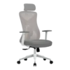 Silla Ejecutiva Acteck Floe Pro EC737 Respaldo de Malla Reposabrazos Blanco