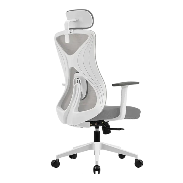 Silla Ejecutiva Acteck Floe Pro EC737 Respaldo de Malla Reposabrazos Blanco