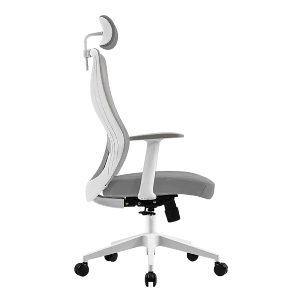 Silla Ejecutiva Acteck Floe Pro EC737 Respaldo de Malla Reposabrazos Blanco