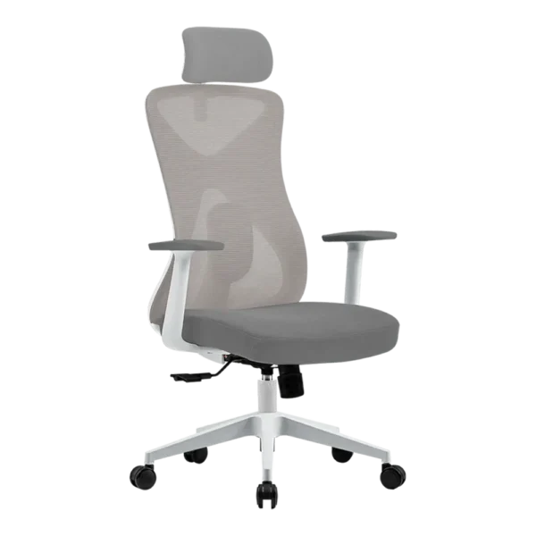 Silla Ejecutiva Acteck Floe Pro EC737 Respaldo de Malla Reposabrazos Blanco