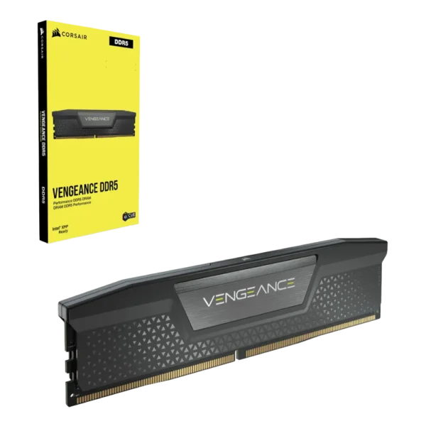Memorias RAM DDR5 UDIMM Corsair Vengeance Negras 32GB Kit 2x16GB 6000MT/s