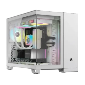 Gabinete Corsair iCUE LINK 2500X RGB sin Fuente 2 Ventiladores Instalados Blanco