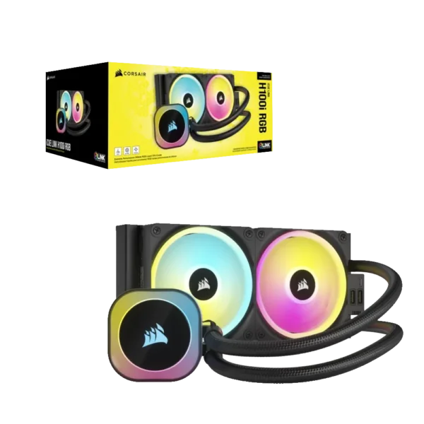 Enfriamiento Líquido Corsair iCUE Link H100i RGB Negro
