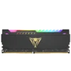 Memorias RAM DDR4 UDIMM Patriot Viper Steel RGB Negras 16GB Kit 2x8GB 3600MT/s