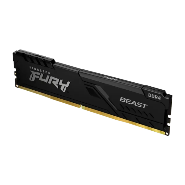 Memoria RAM DDR4 UDIMM Kingston Fury Beast Negra 16GB 3600MT/s
