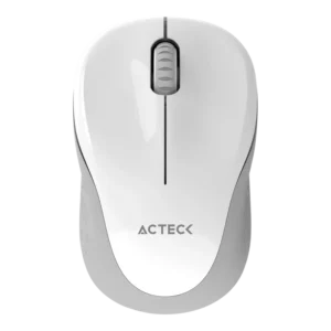 Mouse Estándar Acteck Optimize Trip MI480 Blanco Óptico 1600DPI 2 Botones Radiofrecuencia Inalámbrico