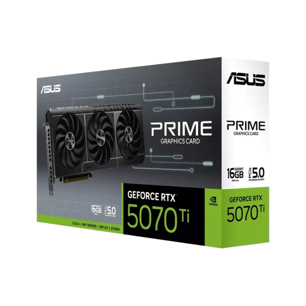 Tarjeta de Video ASUS Prime NVIDIA GeForce RTX 5070 Ti OC 16GB 256-bit GDDR7