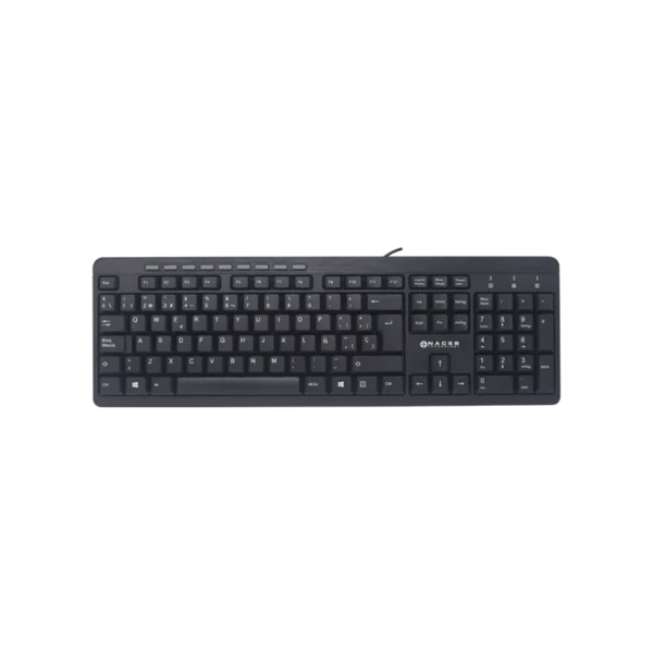 Teclado Estándar Naceb NA-0109 Alámbrico USB Negro Español