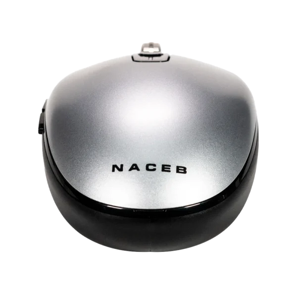 Mouse Estándar Naceb Infinity Elemental LS1 NA-0131G Gris Óptico 32000DPI 6 Botones Radiofrecuencia Bluetooth Inalámbrico