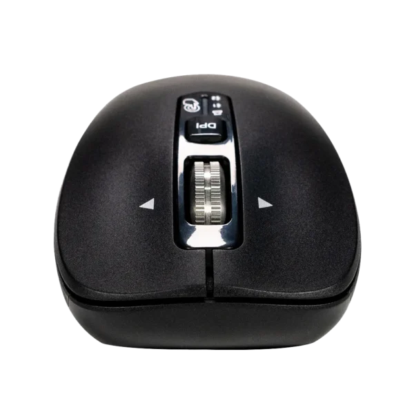 NA-0132-2 Mouse Híbrido Naceb ES1 NA-0132 Negro Óptico 32000DPI 6 Botones Radiofrecuencia Bluetooth Inalámbrico