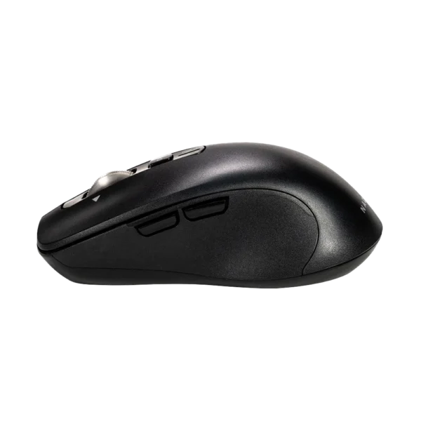 NA-0132-3 Mouse Híbrido Naceb ES1 NA-0132 Negro Óptico 32000DPI 6 Botones Radiofrecuencia Bluetooth Inalámbrico