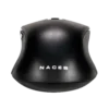 NA-0132-4 Mouse Híbrido Naceb ES1 NA-0132 Negro Óptico 32000DPI 6 Botones Radiofrecuencia Bluetooth Inalámbrico