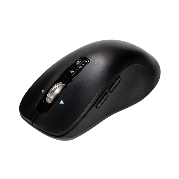 NA-0132-6 Mouse Híbrido Naceb ES1 NA-0132 Negro Óptico 32000DPI 6 Botones Radiofrecuencia Bluetooth Inalámbrico