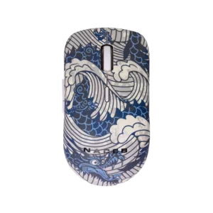 Mouse Estándar Naceb NA-0138A Azul Óptico 16000DPI 3 Botones Radiofrecuencia Inalámbrico