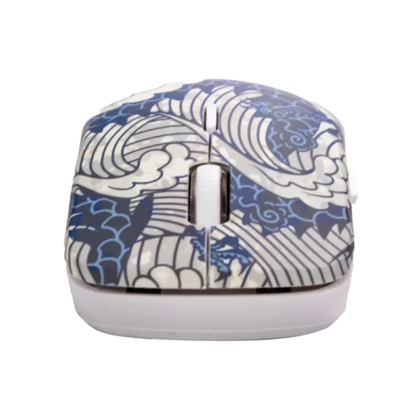 Mouse Estándar Naceb NA-0138A Azul Óptico 16000DPI 3 Botones Radiofrecuencia Inalámbrico