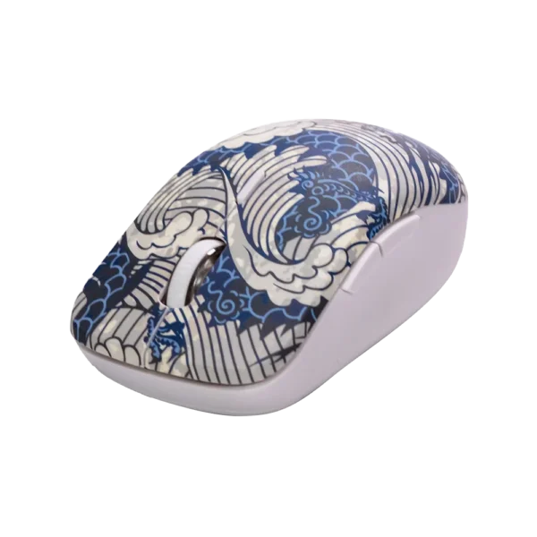 Mouse Estándar Naceb NA-0138A Azul Óptico 16000DPI 3 Botones Radiofrecuencia Inalámbrico