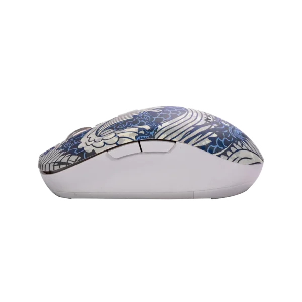 Mouse Estándar Naceb NA-0138A Azul Óptico 16000DPI 3 Botones Radiofrecuencia Inalámbrico