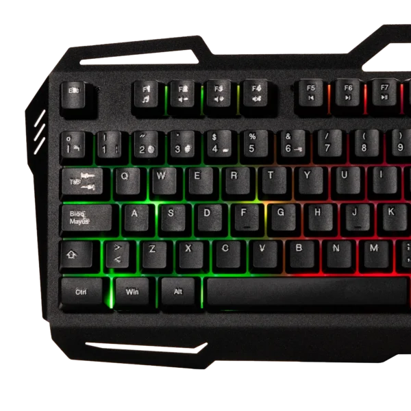 NA-0967-14-Recuperado Teclado Gamer Naceb NA-0967 LED RGB Alámbrico USB Negro Español