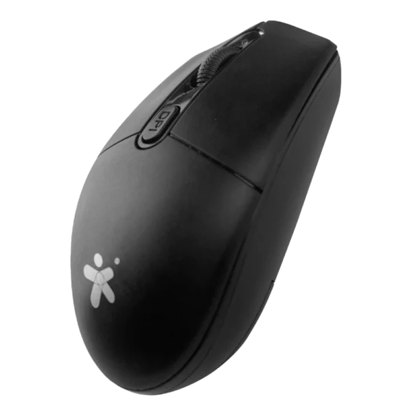 STPMOA7B-3 Mouse Estándar Stylos STPMOA7B Negro Óptico 1000DPI 3 Botones Alámbrico