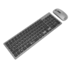 Kit de Teclado y Mouse Stylos STPKTM6G Inalámbrico USB Plata Español
