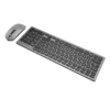 Kit de Teclado y Mouse Stylos STPKTM6G Inalámbrico USB Plata Español
