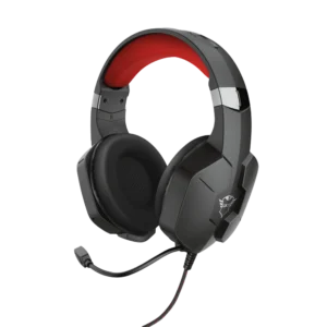23652-2 Headset Gamer Trust GXT 323 Carus Negro/Rojo con Microfóno Alámbrico 1.2 Metros 3.5mm