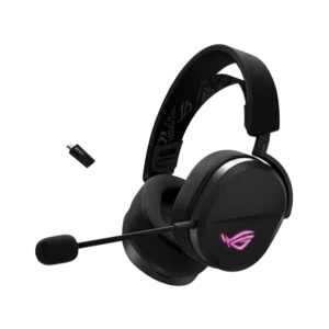 A501ROGPELTABLK-1 Headset Gamer Asus ROG Pelta Negro RGB con Micrófono Inalámbrico/Alámbrico 2.4GHz USB-C Bluetooth