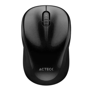 Mouse Ergonómico Acteck Optimize Trip MI480 Negro Óptico 1600DPI 2 Botones RF Inalámbrico