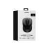 Mouse Ergonómico Acteck Optimize Trip MI480 Negro Óptico 1600DPI 2 Botones RF Inalámbrico