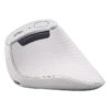 Mouse Ergonómico Acteck Virtuos Fitt Pro MI770 Blanco Óptico 2400DPI 2 Botones RF Bluetooth Inalámbrico