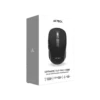 Mouse Estándar Acteck Optimize Trip Pro MI580 Negro Óptico 1600DPI 6 Botones RF Bluetooth USB-A Inalámbrico