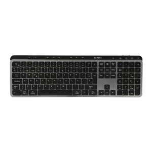Teclado Estándar Acteck Inspire Krea TI755 Membrana Inalámbrico RF Bluetooth Negro Español