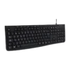Teclado Estándar Acteck Inspire Prime TA222 Membrana Alámbrico USB Negro Español