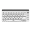 Teclado Estándar Acteck Uny Comp Ti685 Membrana Inalámbrico RF Bluetooth Blanco Español