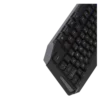 Teclado Gamer Balam Rush Gunfire KG330 LED RGB Membrana Alámbrico Negro Español