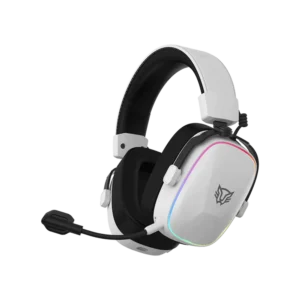 BR-938518-1 Headset Gamer Balam Rush Aeon Expert HS1100 Blanco RGB con Micrófono Inalámbrico/Alámbrico 2.4GHz USB-C Bluetooth