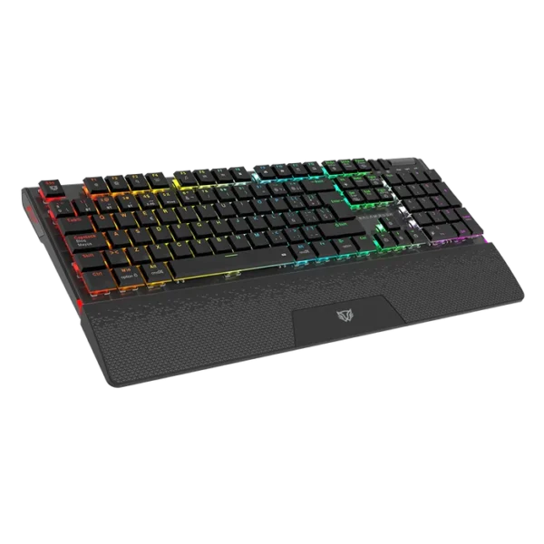 BR-940382-02 Teclado Gamer Balam Rush Dominate Expert GK979I LED RGB Mecánico Switch Outemu Red RF Inalámbrico Bluetooth Negro Español