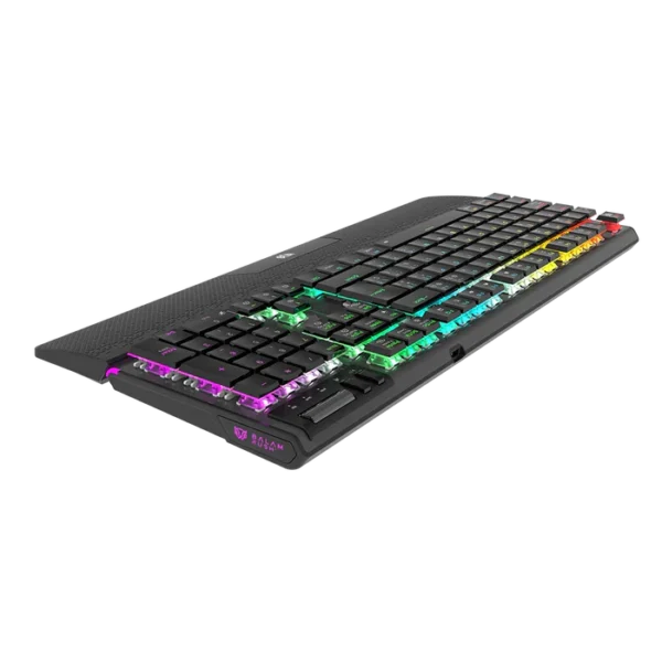 BR-940382-04 Teclado Gamer Balam Rush Dominate Expert GK979I LED RGB Mecánico Switch Outemu Red RF Inalámbrico Bluetooth Negro Español